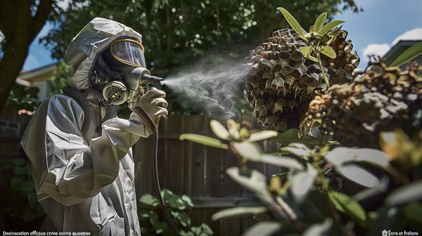 Désinsectisation efficace contre guêpes et frelons